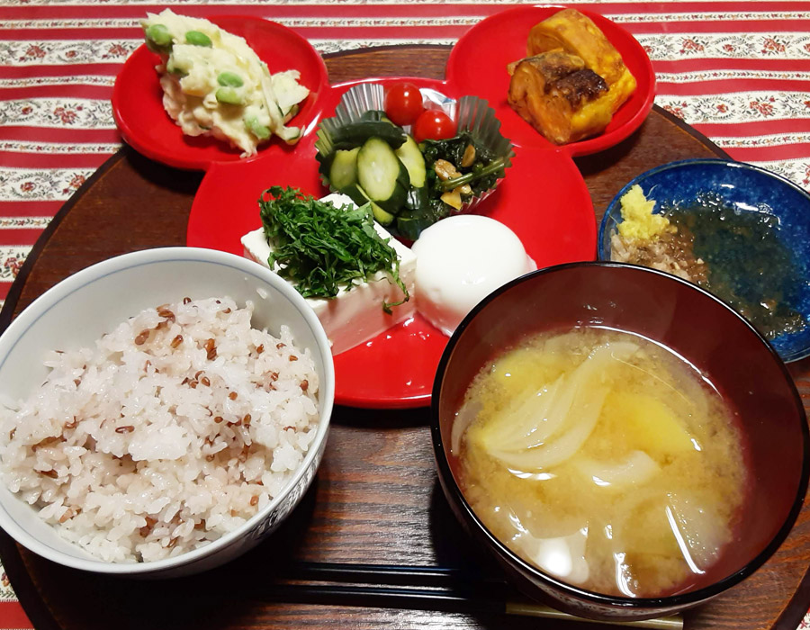 【健康ランチ】枝豆＆ポテトサラダ